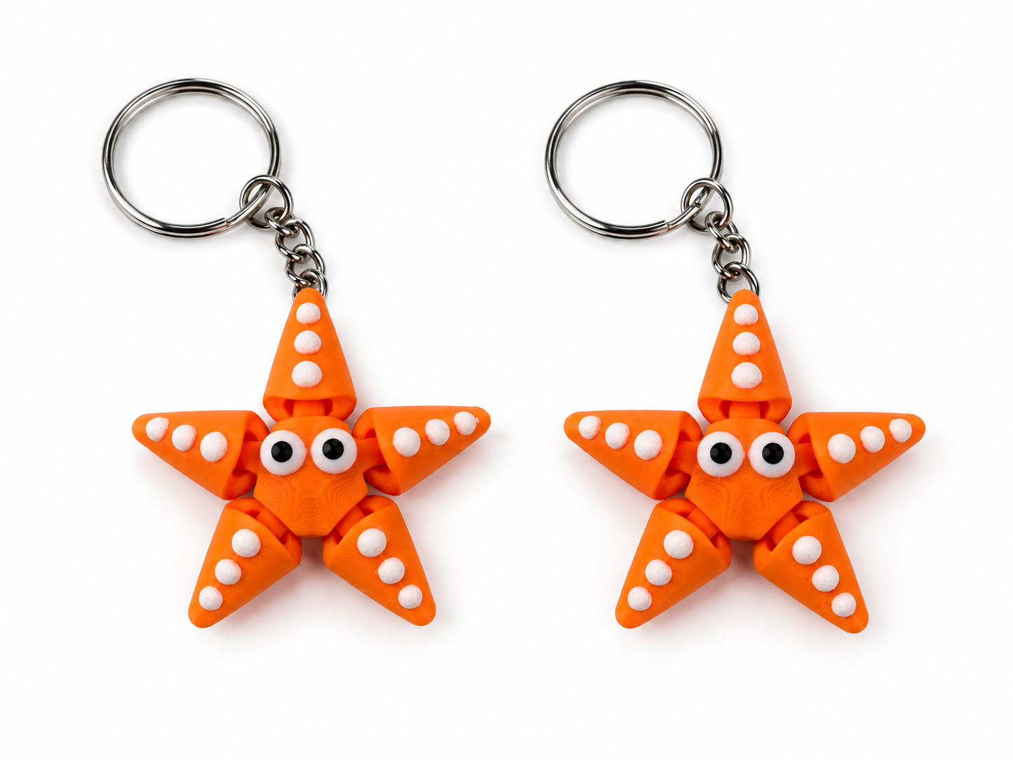 3D keychain Starfish